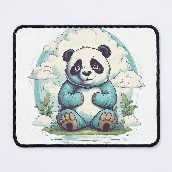 Item preview, Bamboo Bliss: A Delightfully Adorable Panda Cartoon designed and sold by Designs-By-Geli.