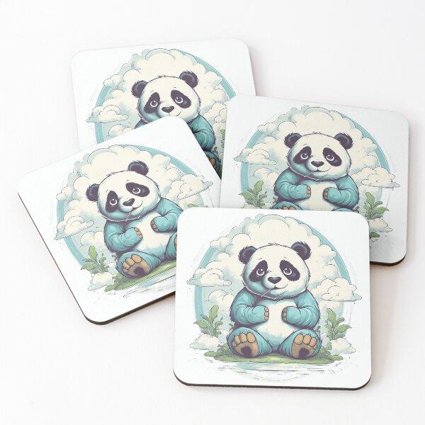Item preview, Bamboo Bliss: A Delightfully Adorable Panda Cartoon designed and sold by Designs-By-Geli.