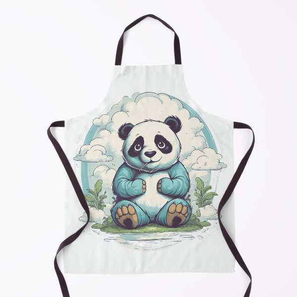 Item preview, Bamboo Bliss: A Delightfully Adorable Panda Cartoon designed and sold by Designs-By-Geli.