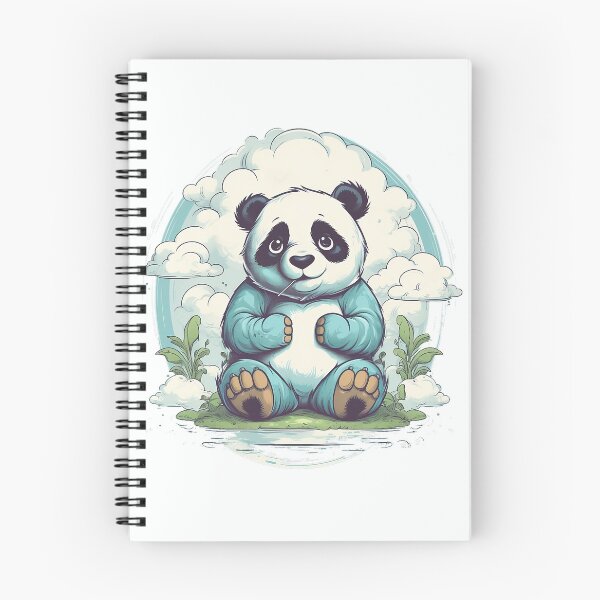 Item preview, Bamboo Bliss: A Delightfully Adorable Panda Cartoon designed and sold by Designs-By-Geli.