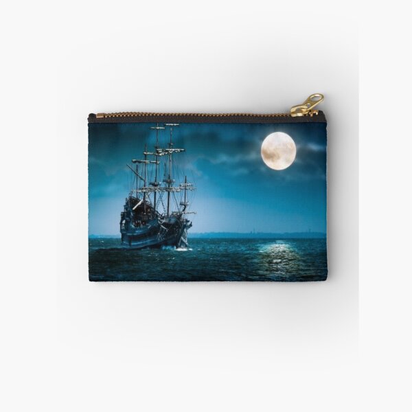 Item preview, Moonlit Pirate Ship designed and sold by SpikeWear.