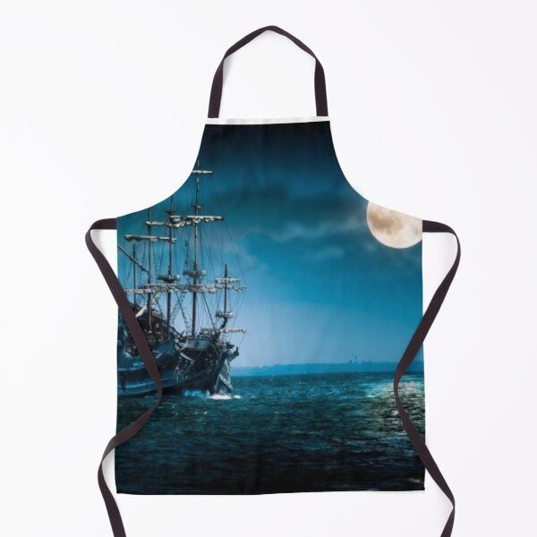 Item preview, Moonlit Pirate Ship designed and sold by SpikeWear.