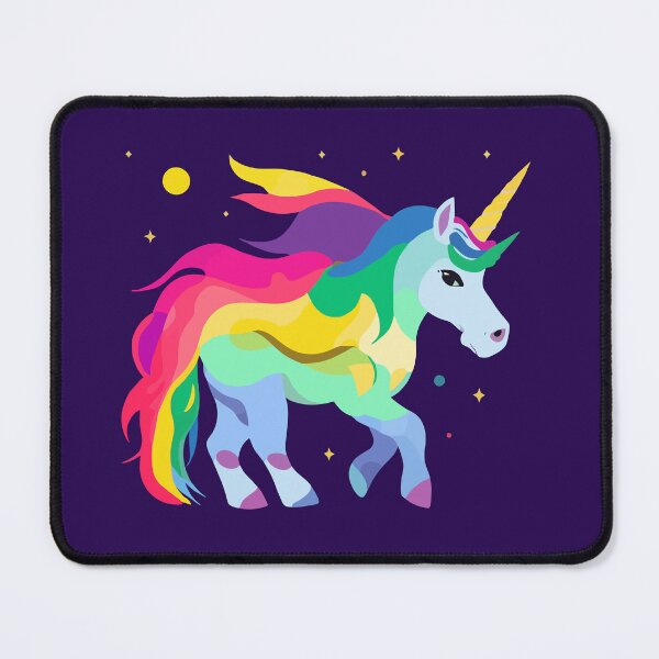 Item preview, Magical and Colorful Unicorn Illustration designed and sold by amithachapa.