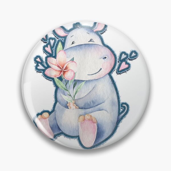 Item preview, Hippo Tshirt, Hippo Lover Tshirt, Cute Hippo Tshirt, Hippo designed and sold by alomituso.