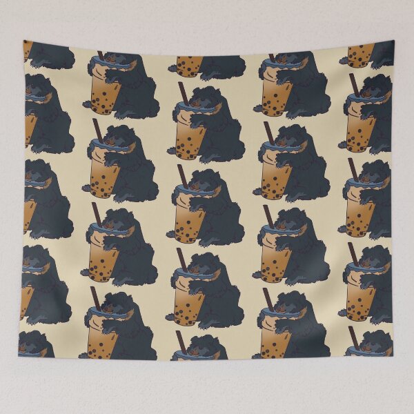 Item preview, Asian Black Bear Caramel Boba designed and sold by Sea Sa1t.