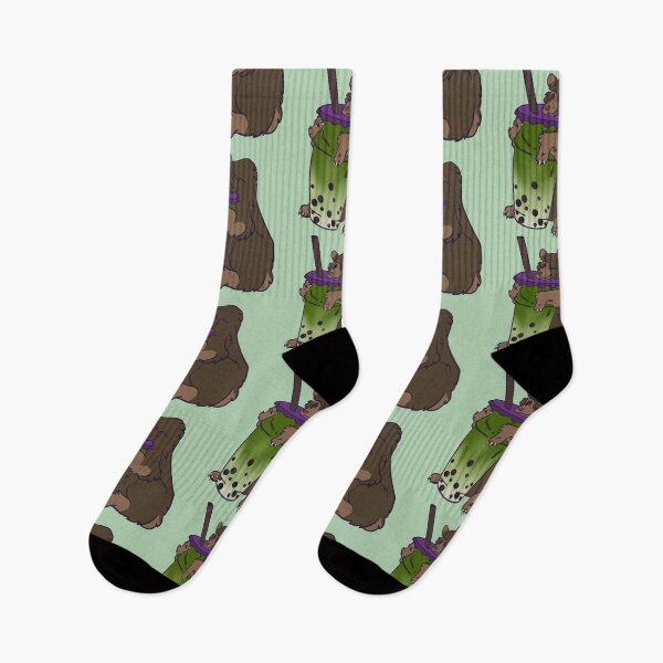 Item preview, Brown Bear Matcha Boba designed and sold by Sea Sa1t.