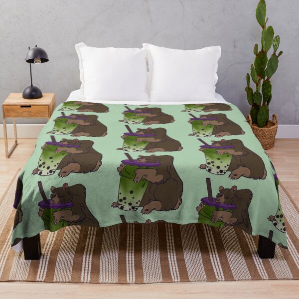 Item preview, Brown Bear Matcha Boba designed and sold by Sea Sa1t.