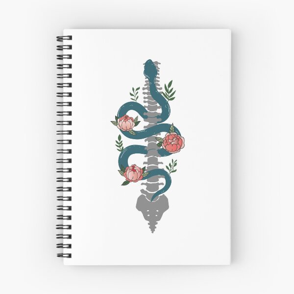 Item preview, Human Spine with Snake and Flower designed and sold by 397HOUSE Your happy time.
