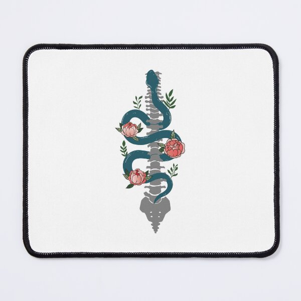 Item preview, Human Spine with Snake and Flower designed and sold by 397HOUSE Your happy time.