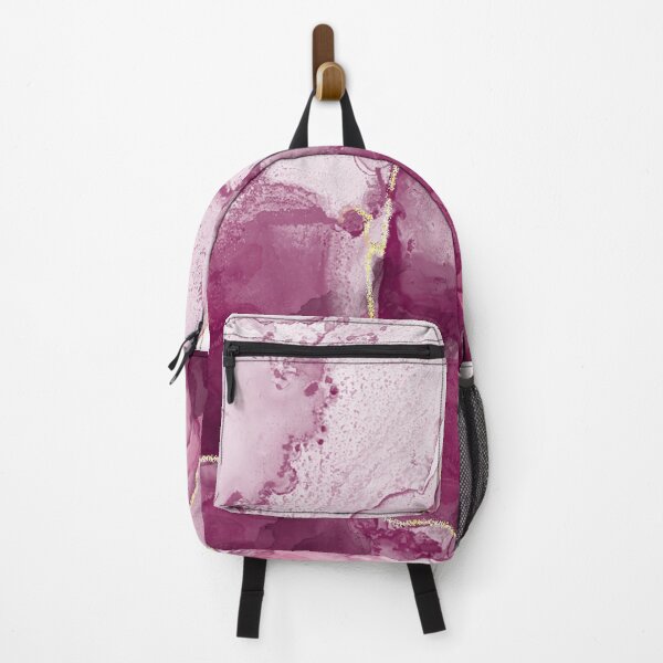 Item preview, Red Violet and Gold Alcohol Ink Pattern designed and sold by Lady-Lilac.