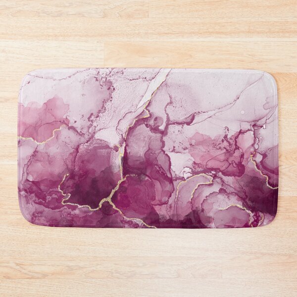 Item preview, Red Violet and Gold Alcohol Ink Pattern designed and sold by Lady-Lilac.