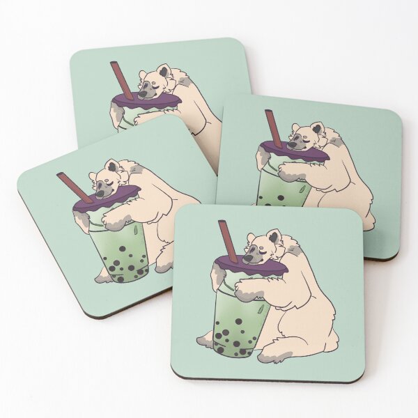 Item preview, Polar Bear Honeydew Boba designed and sold by Sea Sa1t.