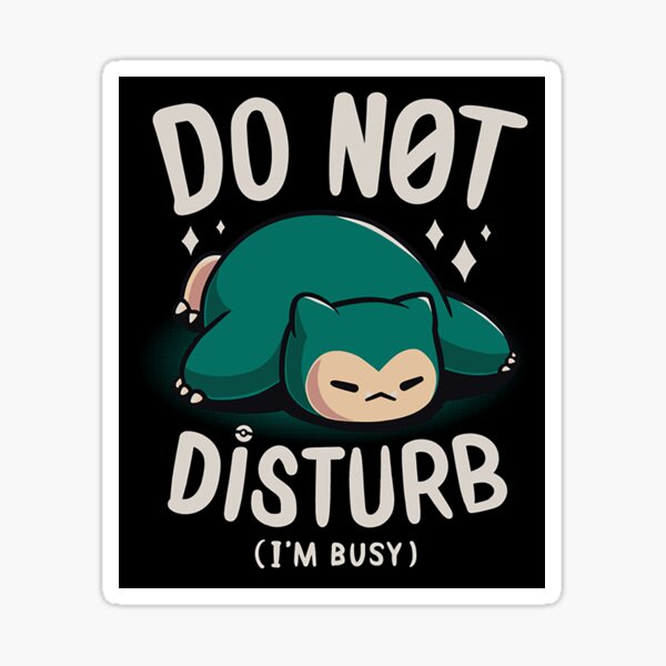 Pipsticks Do Not Disturb Stickers