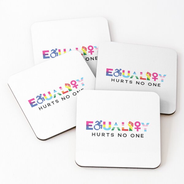 Item preview, Equality Hurts No One - Bi, Pan, MLM, WLW, Panafrican; Black Text designed and sold by Star Danny Baeson.