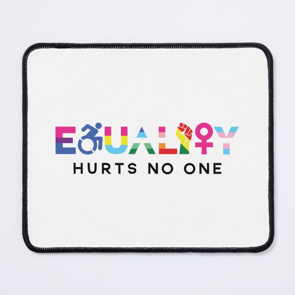 Item preview, Equality Hurts No One - Bi, Pan, MLM, WLW, Panafrican; Black Text designed and sold by Star Danny Baeson.