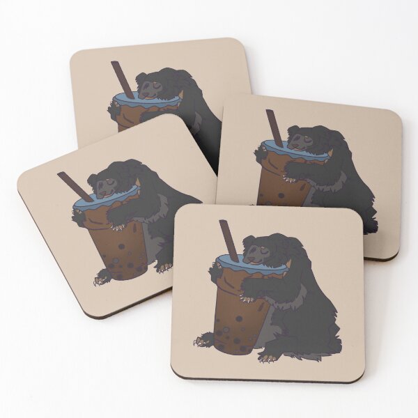 Item preview, Sloth Bear Chocolate Boba designed and sold by Sea Sa1t.