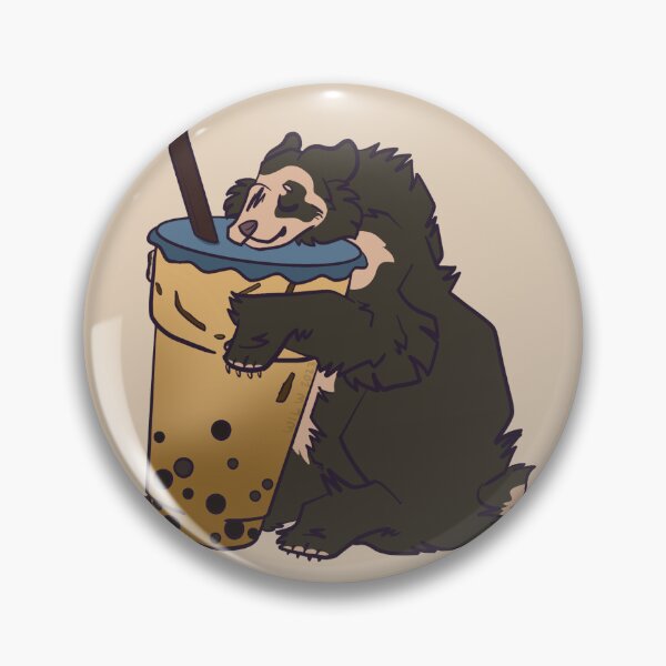 Item preview, Spectacled Bear Brown Sugar Boba designed and sold by Sea Sa1t.