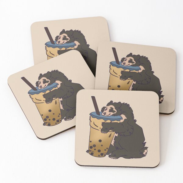 Item preview, Spectacled Bear Brown Sugar Boba designed and sold by Sea Sa1t.