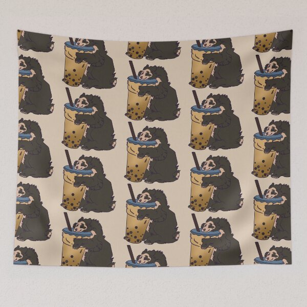 Item preview, Spectacled Bear Brown Sugar Boba designed and sold by Sea Sa1t.