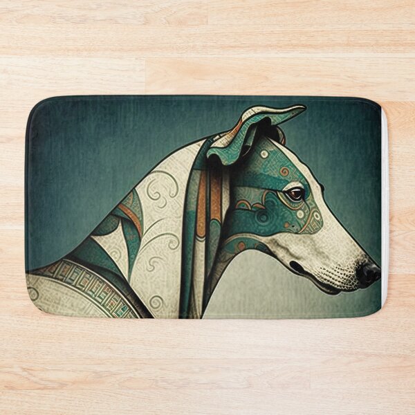 Item preview, Profile of Greyhound dog with artistic coloring variation designed and sold by TheTrendsDesk.