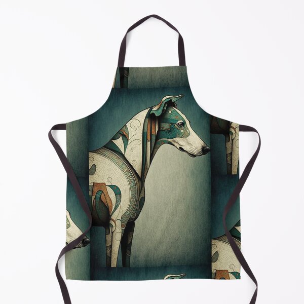 Item preview, Profile of Greyhound dog with artistic coloring variation designed and sold by TheTrendsDesk.