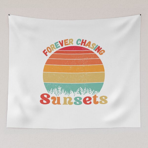 Item preview, Forever Chasing Sunsets Retro Design Shirt designed and sold by BobbysByBobby.