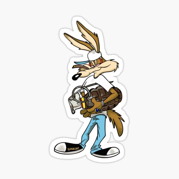 Wile E. Coyote Aufkleber Für Dellen