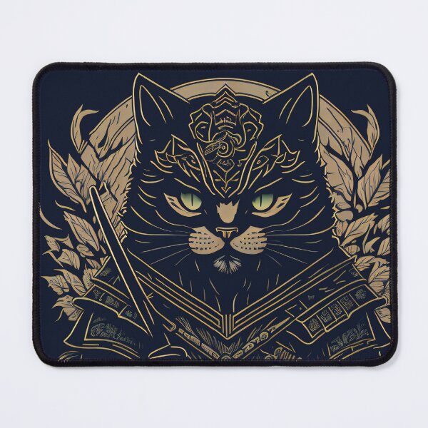 Item preview, Samurai Knight Cat designed and sold by entwithanaxe.