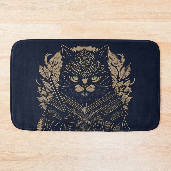 Item preview, Samurai Knight Cat designed and sold by entwithanaxe.