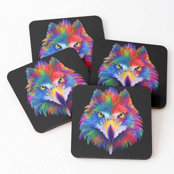 Item preview, Psychedelic Eagle 1, American Indian, Strength, Courage, Wisdom designed and sold by Rogue-Studio.