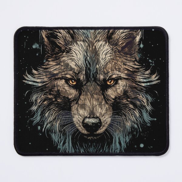 Item preview, The Gaze of the Hunter: A Realistic Portrayal of a Fierce Wolf designed and sold by Designs-By-Geli.