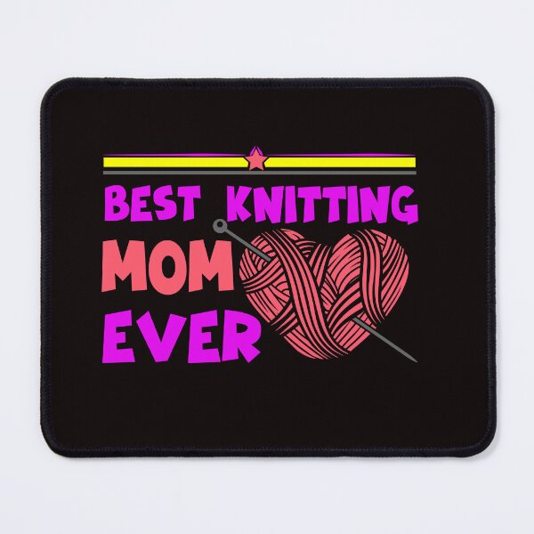Item preview, BEST KNITTING MOM designed and sold by MYSTICWEED.