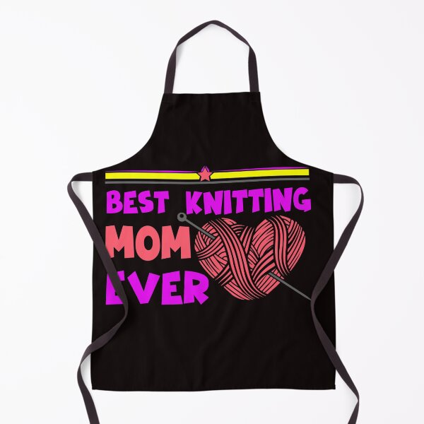 Aperçu de l'œuvre BEST KNITTING MOM créée et vendue par MYSTICWEED.