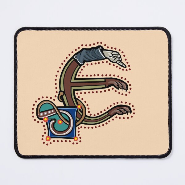 Item preview, Letter E Manicule W 14C Maastricht Psalter Parody designed and sold by Donnahuntriss.