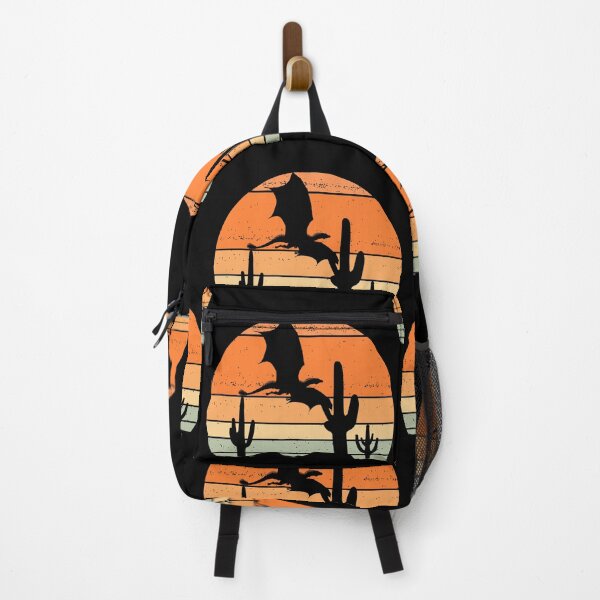Item preview, Iconic Welsh Dragon Soars Across the Sonoran Desert, Retro Distressed Sunset, designed and sold by AlwaysMelanie68.