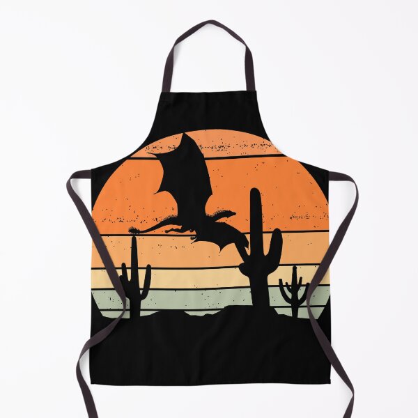 Item preview, Iconic Welsh Dragon Soars Across the Sonoran Desert, Retro Distressed Sunset, designed and sold by AlwaysMelanie68.