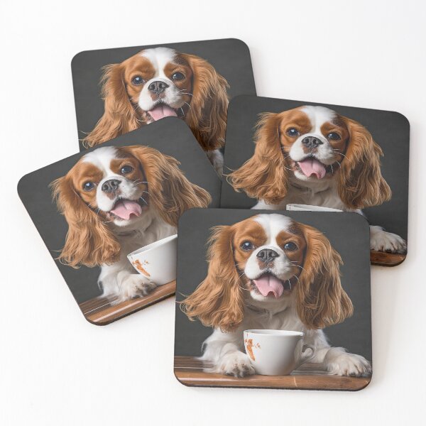 Item preview, Perky Pup: Adorable Cavalier King Charles Spaniel Coffee for Caffeine Lovers designed and sold by ClawedCreations.