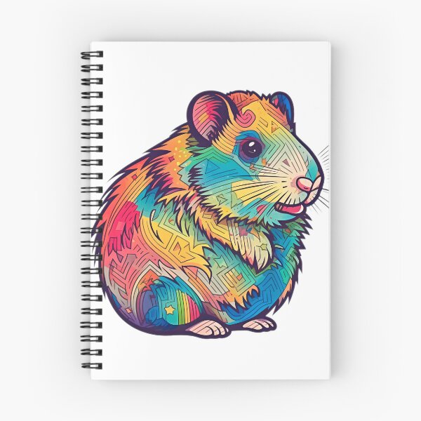 Aperçu de l'œuvre Hamster arc-en-ciel de l'amitié créée et vendue par RandomForestBot.