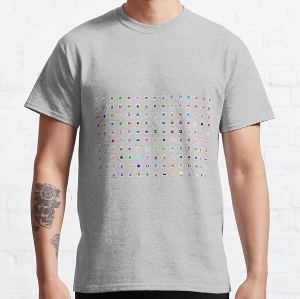 Another Generic Space Shooter Powerup Collection Classic T-Shirt