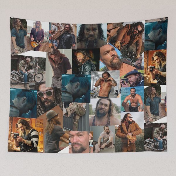 Item preview, Jason Momoa Photo Collage designed and sold by CollageHeaven.