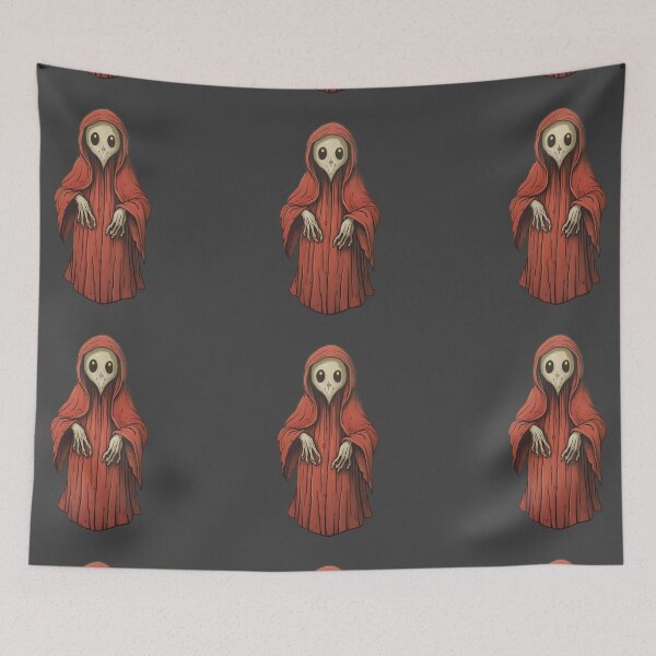 Item preview,  Mysterious Red-Cloaked Flatwoods Monster - Cryptid Art designed and sold by CosmicScare10.