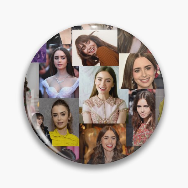 Item preview, Lily Collins Beautiful Photos Collage designed and sold by CollageHeaven.
