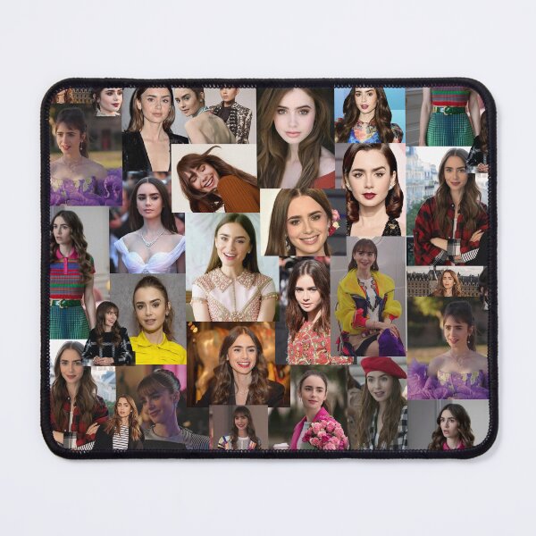 Item preview, Lily Collins Beautiful Photos Collage designed and sold by CollageHeaven.