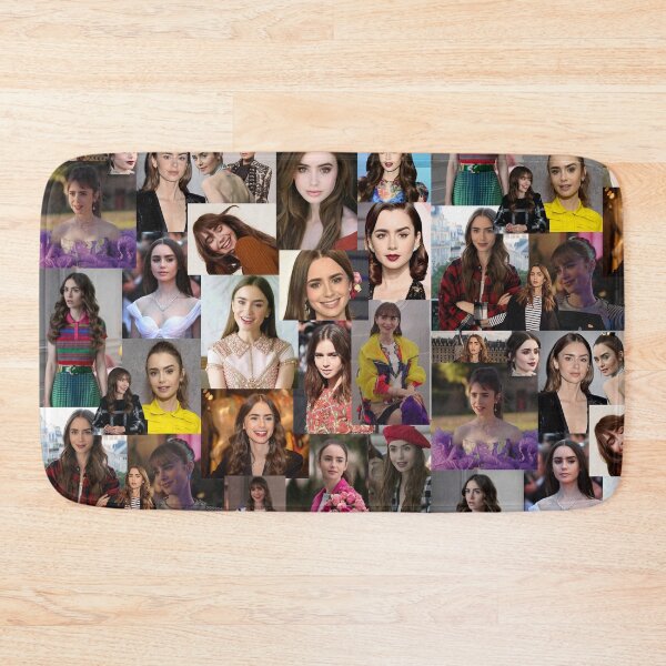 Item preview, Lily Collins Beautiful Photos Collage designed and sold by CollageHeaven.
