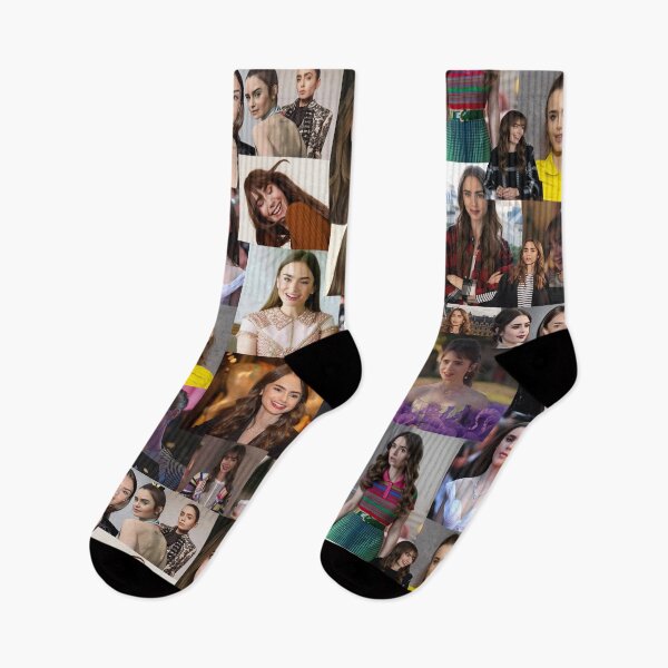 Item preview, Lily Collins Beautiful Photos Collage designed and sold by CollageHeaven.