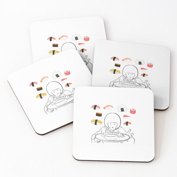 Item preview, Woo Yong Woo rice rolls background &  line version designed and sold by paintingtour.
