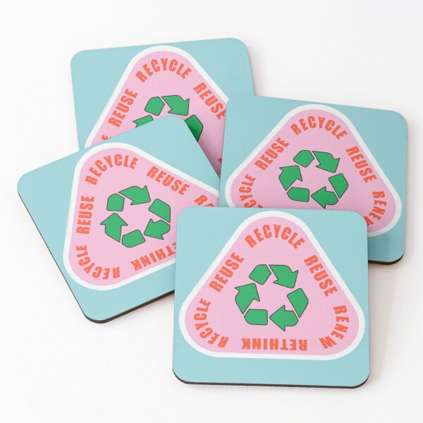 Item preview, Recycle Reuse Renew Rethink Crisis Environmental Activism Design  designed and sold by TheGoldenArt.
