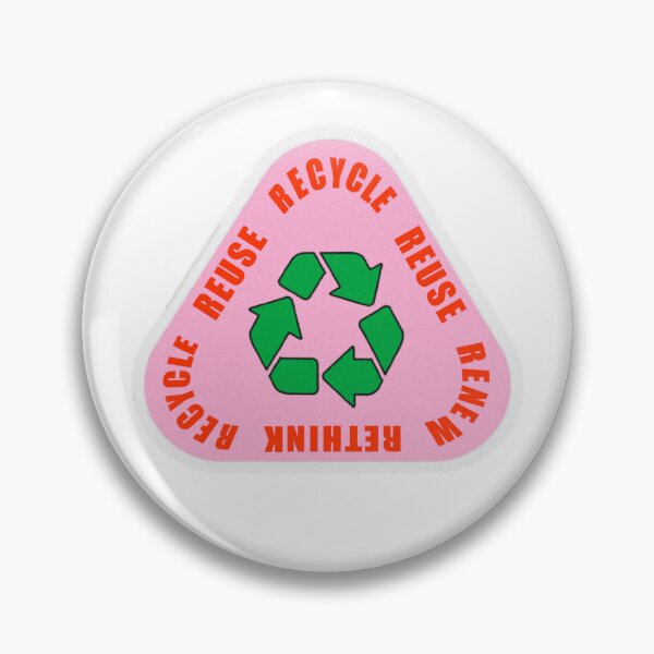 Item preview, Recycle Reuse Renew Rethink Crisis Environmental Activism Design  designed and sold by TheGoldenArt.