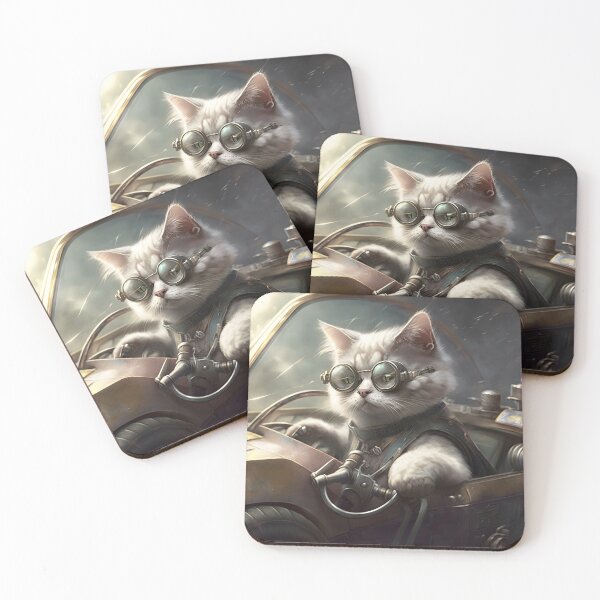 Item preview, The Game is Apaw Steampunk Adventure Cat designed and sold by Justpurrs.