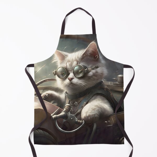 Item preview, The Game is Apaw Steampunk Adventure Cat designed and sold by Justpurrs.